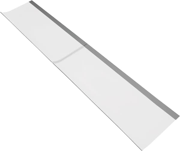Regnlyddæksel, 200 x 40 cm, PET-materiale, rektangulær form, temperaturinterval -30 til 70°C, tykkelse 3,5 mm