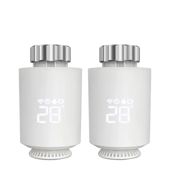 Termostatventil, APP-kontroll, Röstkompatibilitet,3.7V, TRV 2st