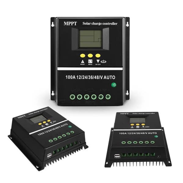 Solcellelader, MPPT-teknologi, LCD-display,60A