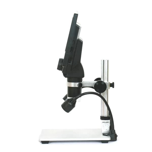 Digital Mikroskop, 7-Tommer Farve LCD, 12MP Sensor,Opladningsmodel, EU