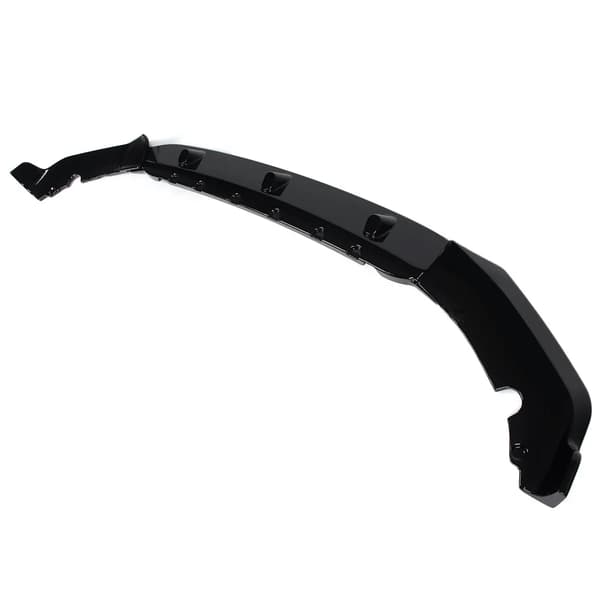 Front Bumper Spoiler, ABS Plast, Nem Installation,glans sort