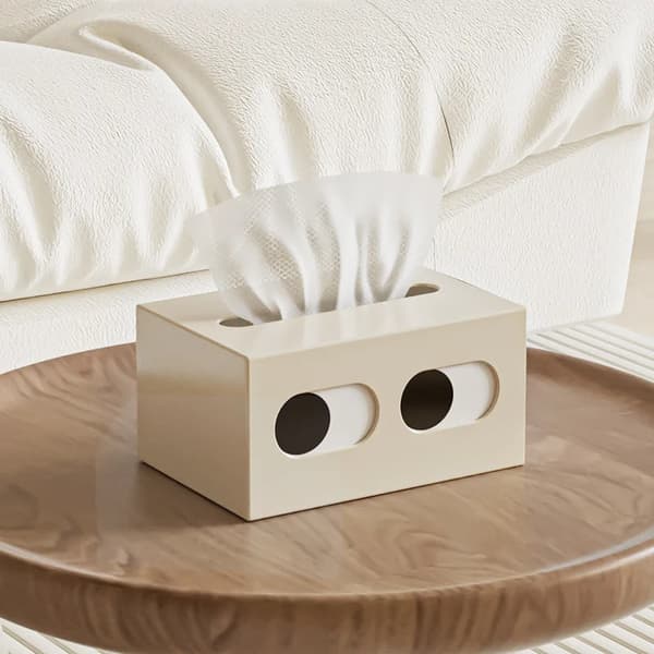 Vævsæske, Moderne Design, Holdbart Materiale,HVID