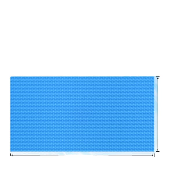 VEVOR Solpoolstäckning, 36 x 18 fot, Hållbart PE-material, 16 mil tjocklek,16 kilometer