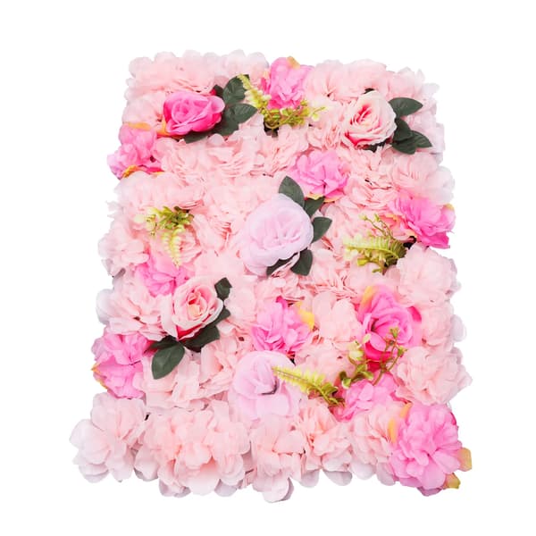 Kunstige Blomsterpaneler, Elegant Design, Alsidig Dekoration,Pink