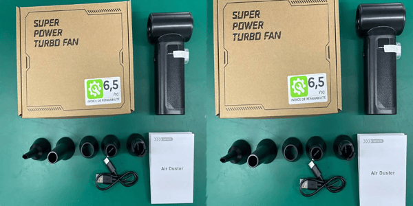Luftblåsare, Bärbar Design, USB-uppladdningsbar,TVÅ SÄTT