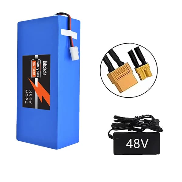 Batteripakke, 48V, 100Ah kapacitet,XT30-XT60 oplader