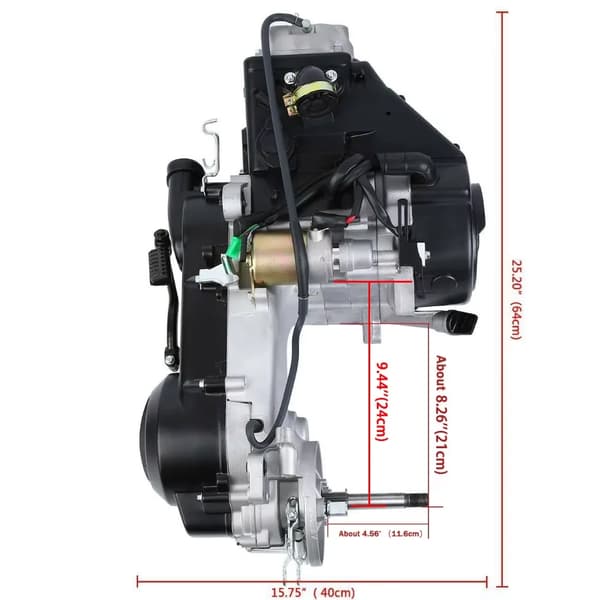 Motorpaket, 150CC Encylindrig, 4-Takts Växellåda,Silver