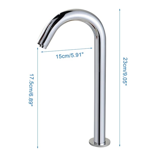 Infraröd Sensorkran, Handsfree Drift, Hållbar Messingdesign,Silver