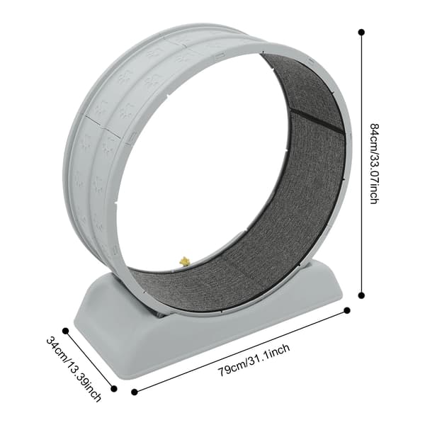 Kattträningshjul, Tyst drift, Robust design,Grå