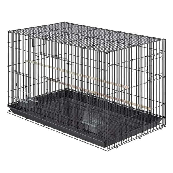 Fuglebur, Bærbar Design, Sikker Dør,HVID