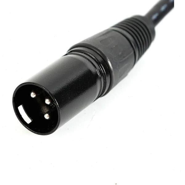 DMX Kabelsæt, 5-Styk, XLR 3-Pin,sort