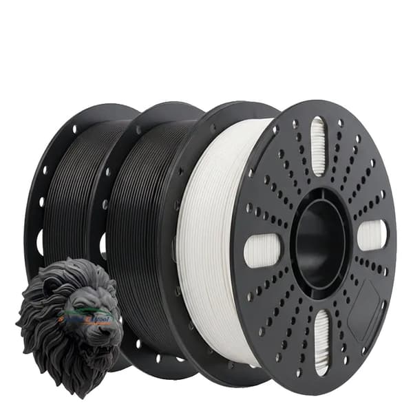 3D Printfilament, PETG Material, 1,75 mm Diameter,2BK 1WT