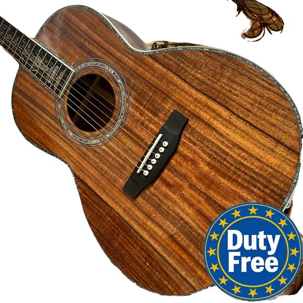 Guitar, KOA Krop, Fast Bro,Brun
