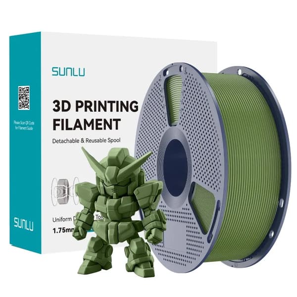 3D-printer filament, PLA Plus, egnet til FDM-printere,Oliven Grøn
