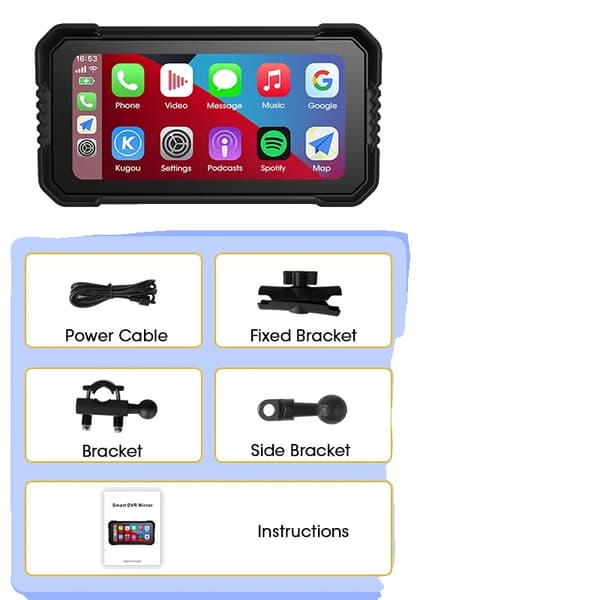 GPS-navigointi, vedenkestävä, kaksois-Bluetooth,MT