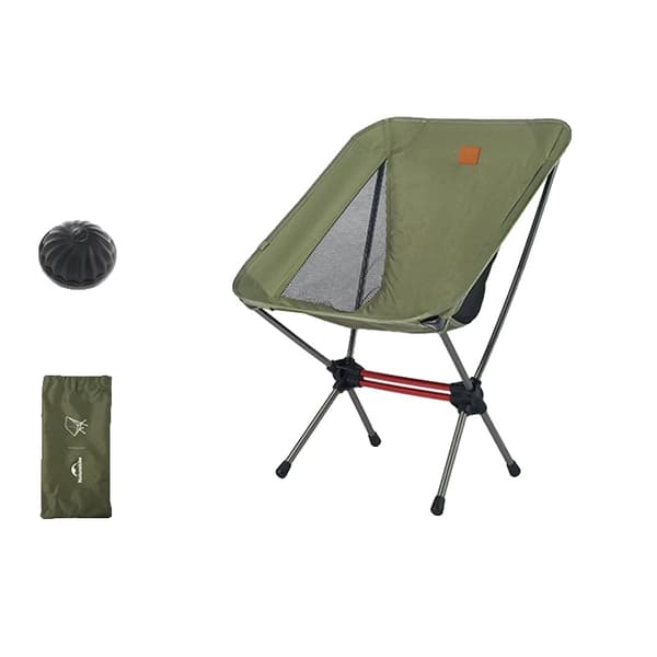 Campingstol, Ultralätt, Bärbar Fällbar Design,L01 Grön