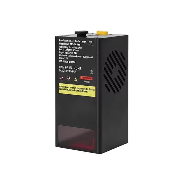 Laser Modul, 20W Optisk Effekt, 450nm Våg längd,Beige