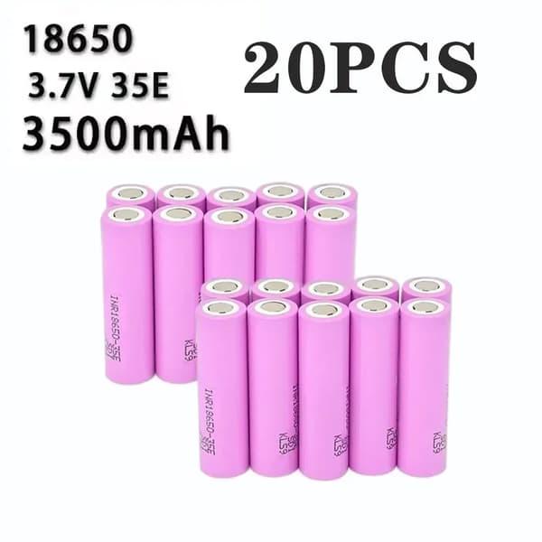 Lithiumbatteri, 3500mAh kapacitet, CE-certificeret,3.7 V-c, 20PCS