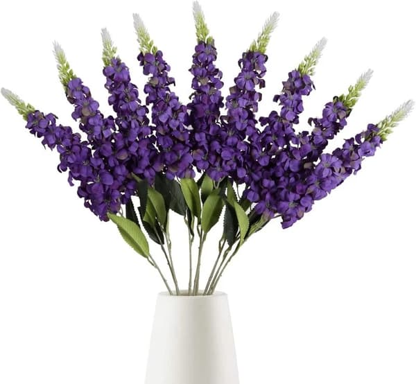 Konstgjorda Blommor, 5-pack, Heminredning,LILA, L-d