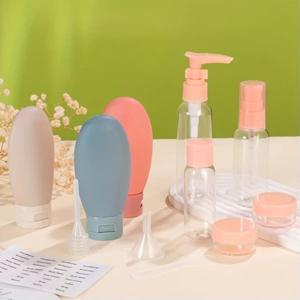 Reseflaskor Set, 11 Delar, Hållbar Design,11 Artiklar