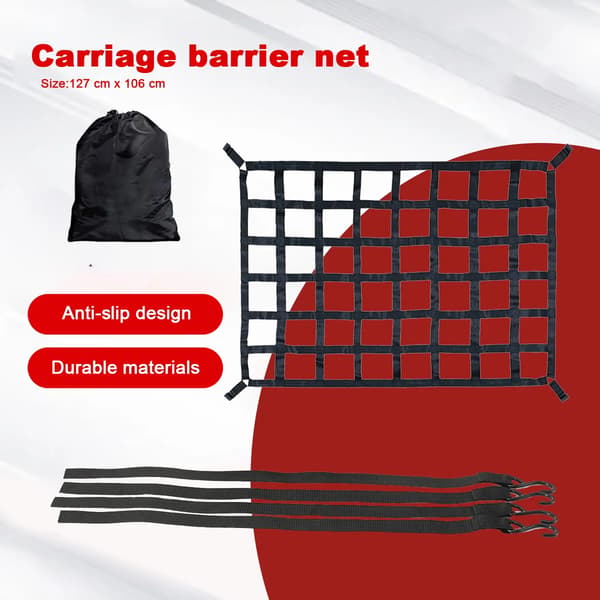 Cargo Net, Holdbart Webbing Materiale, Dimensioner: 127 cm x 106 cm, Kompatibilitet: Egnet til Pickup Køretøjer