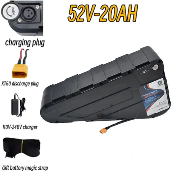 Batteripack, Litium-Ion, Hög Energitäthet,52V 20Ah-XT60