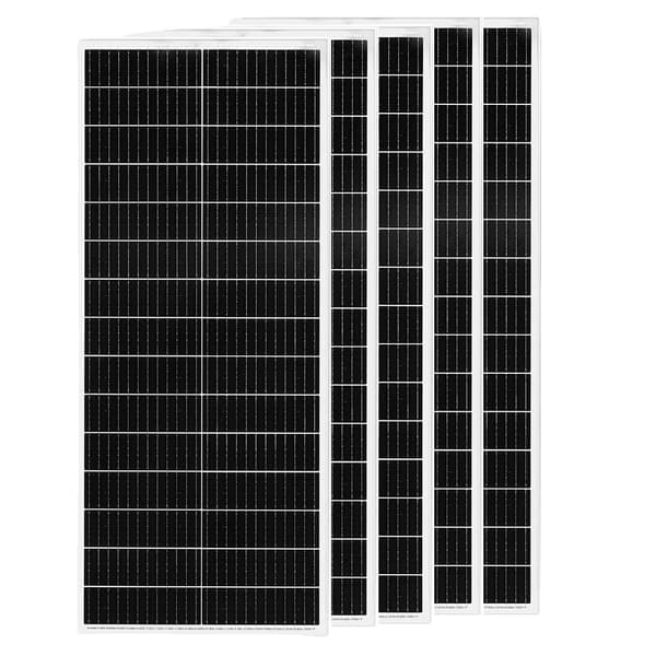 Solpanel, Hög Effektivitet, Mångsidiga Tillämpningar,5Pcs100W (500W)