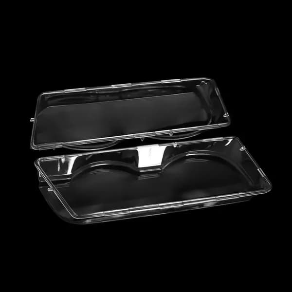 Forlygte Linse Dæksel, Holdbar Polycarbonat, Passer til Luksus Sedan E38,par