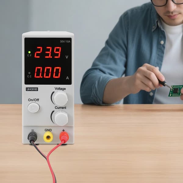 Reglerad Strömförsörjning, LED-display, Intelligent Kylsystem,Silver