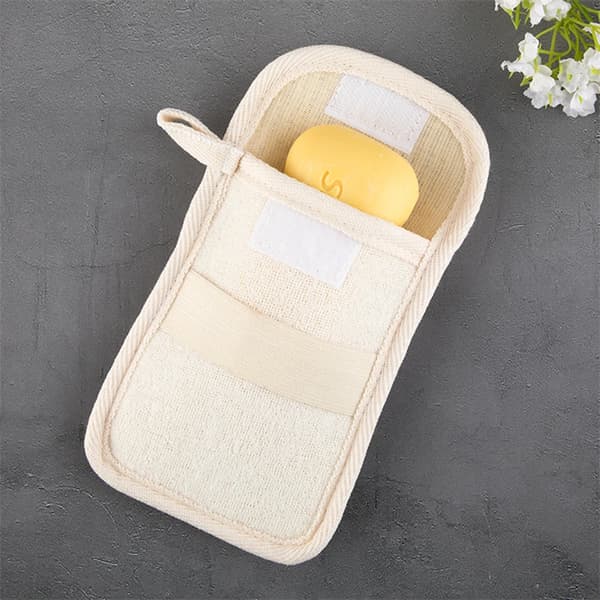 Exfolierande Tvålpåse, Bomull Linne, Effektiv Skumgenerering,10PCS