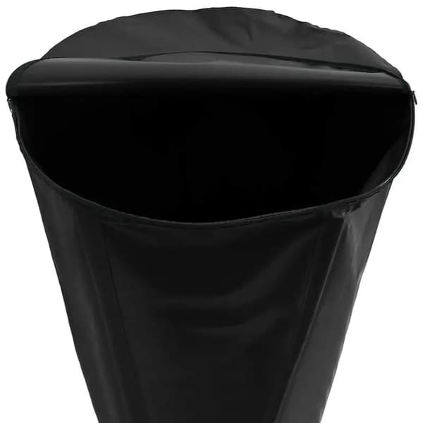 Vandtank, 1250L kapacitet, foldbart hanedesign,Sort