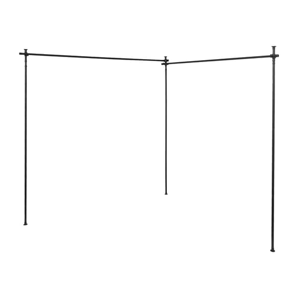 Rymdseparator, Justerbar Höjd, Fristående Design,VIT