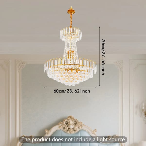 Kronleuchter, K9 Krystal Design, Loftmontering,Guld