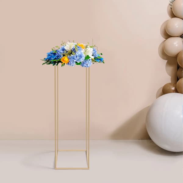 Blomsterställning, Robust Metallkonstruktion, Elegant Design,Guld