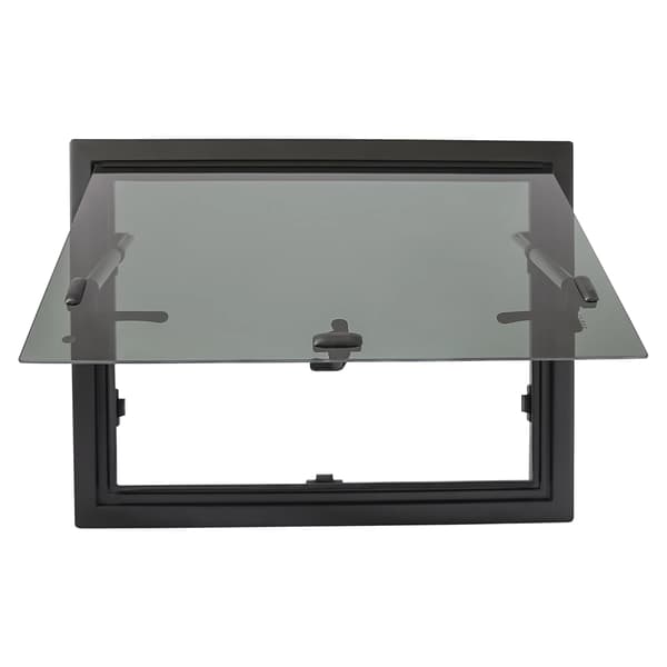 Skjutfönster, Hållbar Aluminiumlegering, Härdat Glas,VIT