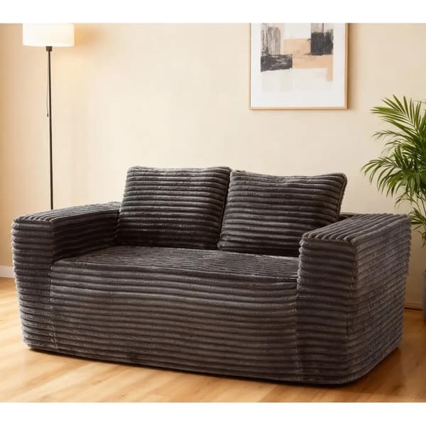 Golvsoffa, Modern Stil, Platsbesparande Design,Grå