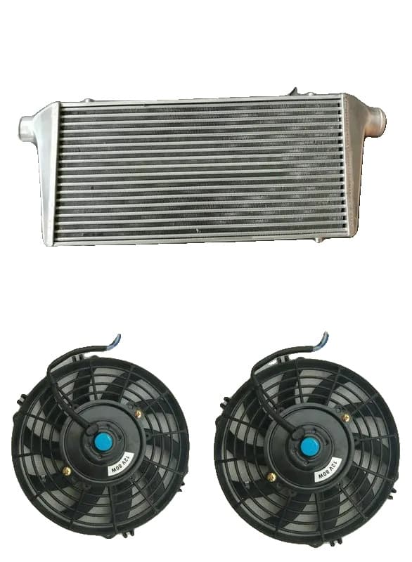 Intercooler, Aluminiumkonstruktion, Universel Pasform,sort