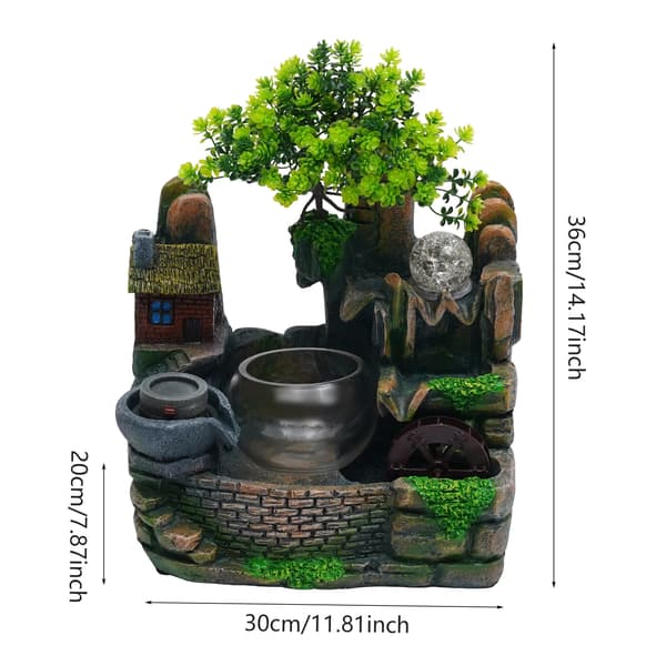 Vattenfontän, Rullande Bollfunktion, Integrerad Belysning,TYP 1
