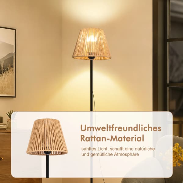 Gulvlampe, Foldbart Design, Kompatibel med E26/E27 Pærer,1 stykke