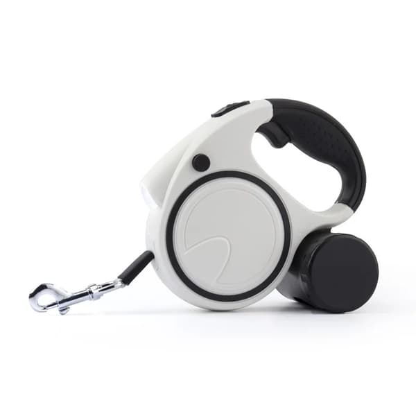 Hundesnor, LED-lys, automatisk tilbageholdelsesmekanisme,Sort