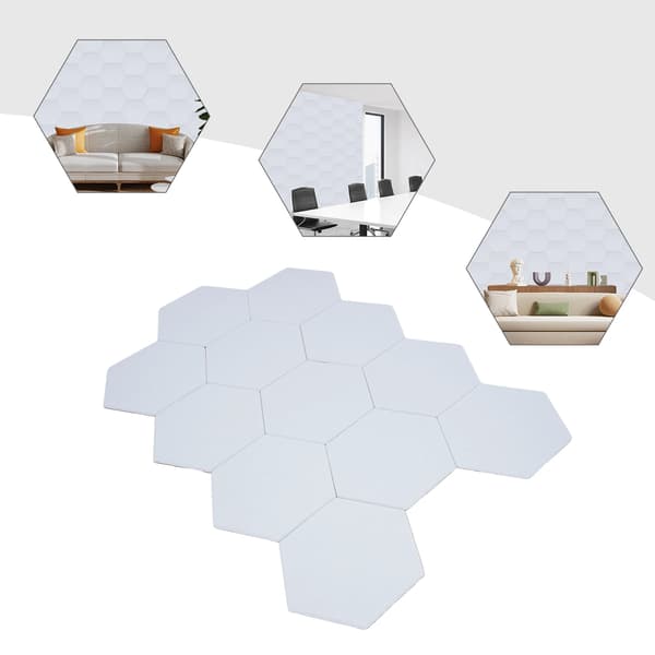 Akustikpaneler, Hexagonal Design, Bullerdämpning,VIT