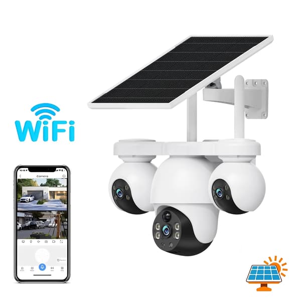 IP-kamera, solenergi, nattseende,Wifi Kamera