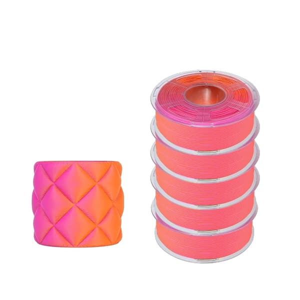 3D-printer filament, PLA-materiale, glat mat finish,DC PLAmatte OR-RD