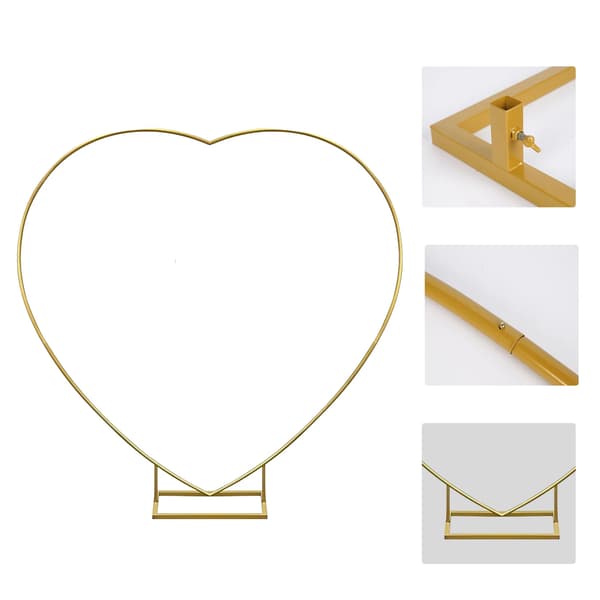Baggrundsstativ, Elegant Design, Holdbar Konstruktion,2mx2m, Guld