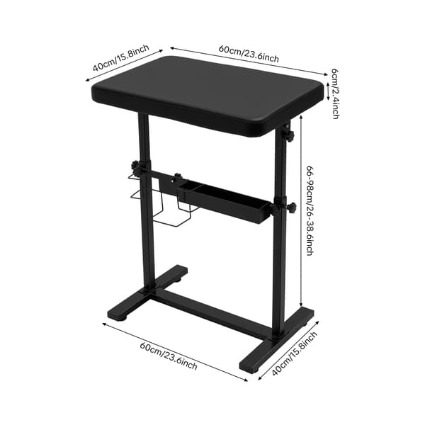 Armlæn Stativ, Ergonomisk Design, Kraftig Kapacitet,sort
