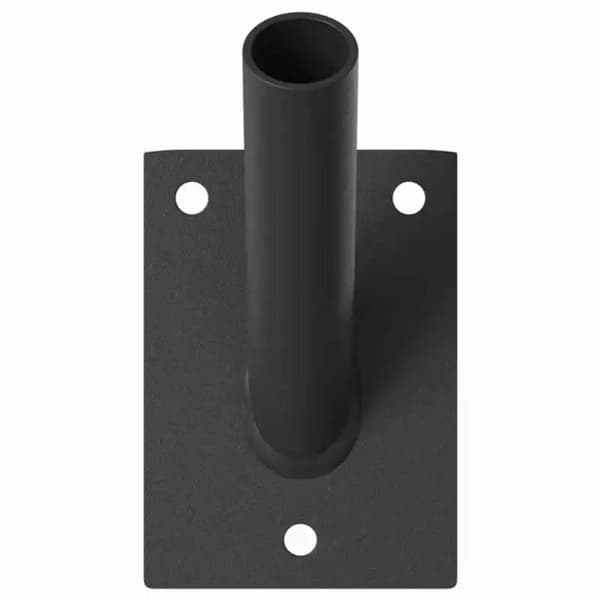 Flagstangholder, Stål Konstruktion, Vejrbestandig,Sort
