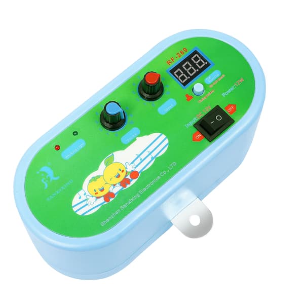 Babysvingecontroller, Justerbar Timer, 20 kg Belastning,grøn