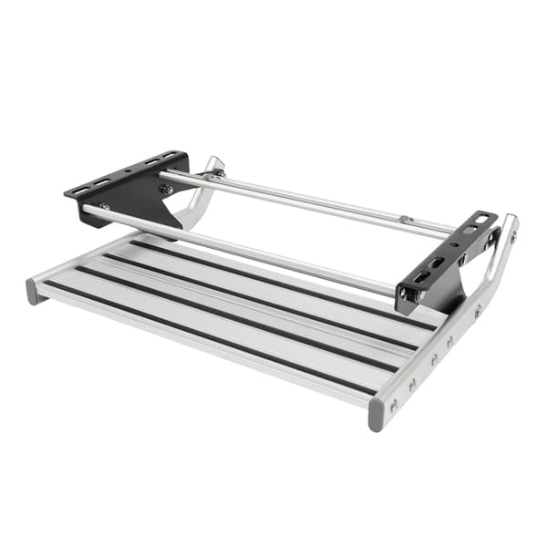 RV Steg, Utdragbar, 150 kg Kapacitet,Silver
