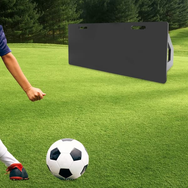 Fodbold Rebounder Board, Holdbare Materialer, Fritstående Design,sort