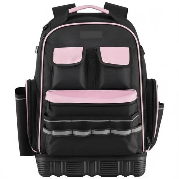 Værktøjsrygsæk, Robust Design, 56 Lommer,pink